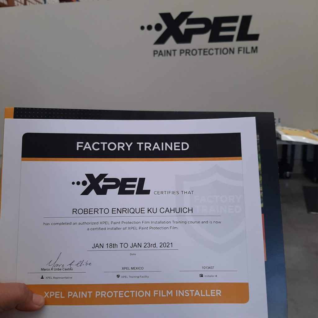 certificación XPEL